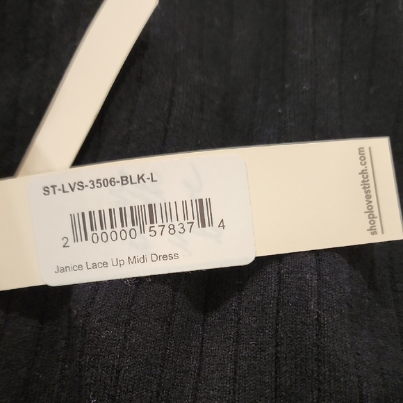 Lovestitch Black Midi Dress - Picture 3 of 6